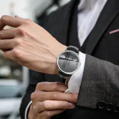 Custom Classic Leather Strap Watch (019) thumbnail 1