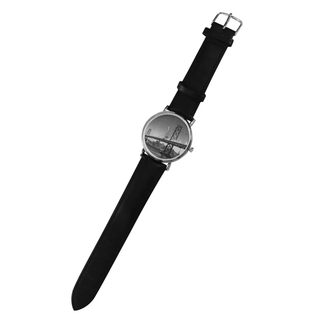 Custom Classic Leather Strap Watch (019) — photo 3