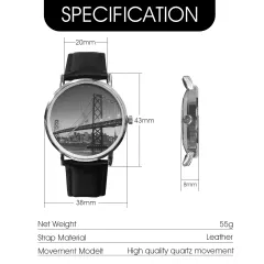 Custom Classic Leather Strap Watch (019) thumbnail 5
