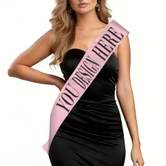 Satin Pageant Sashes thumbnail 1