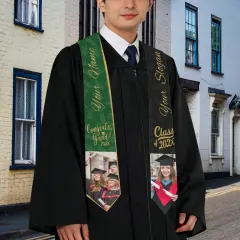 New Adult Graduation Stole 4.5" × 62" thumbnail 2