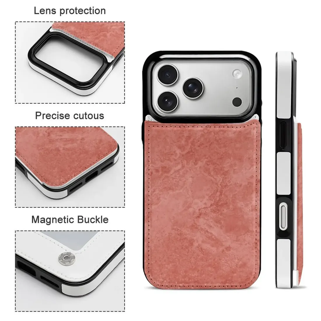 Personalized Wallet Phone Case for iPhone 17 Pro Max with Photo and Card Slots — photo 6