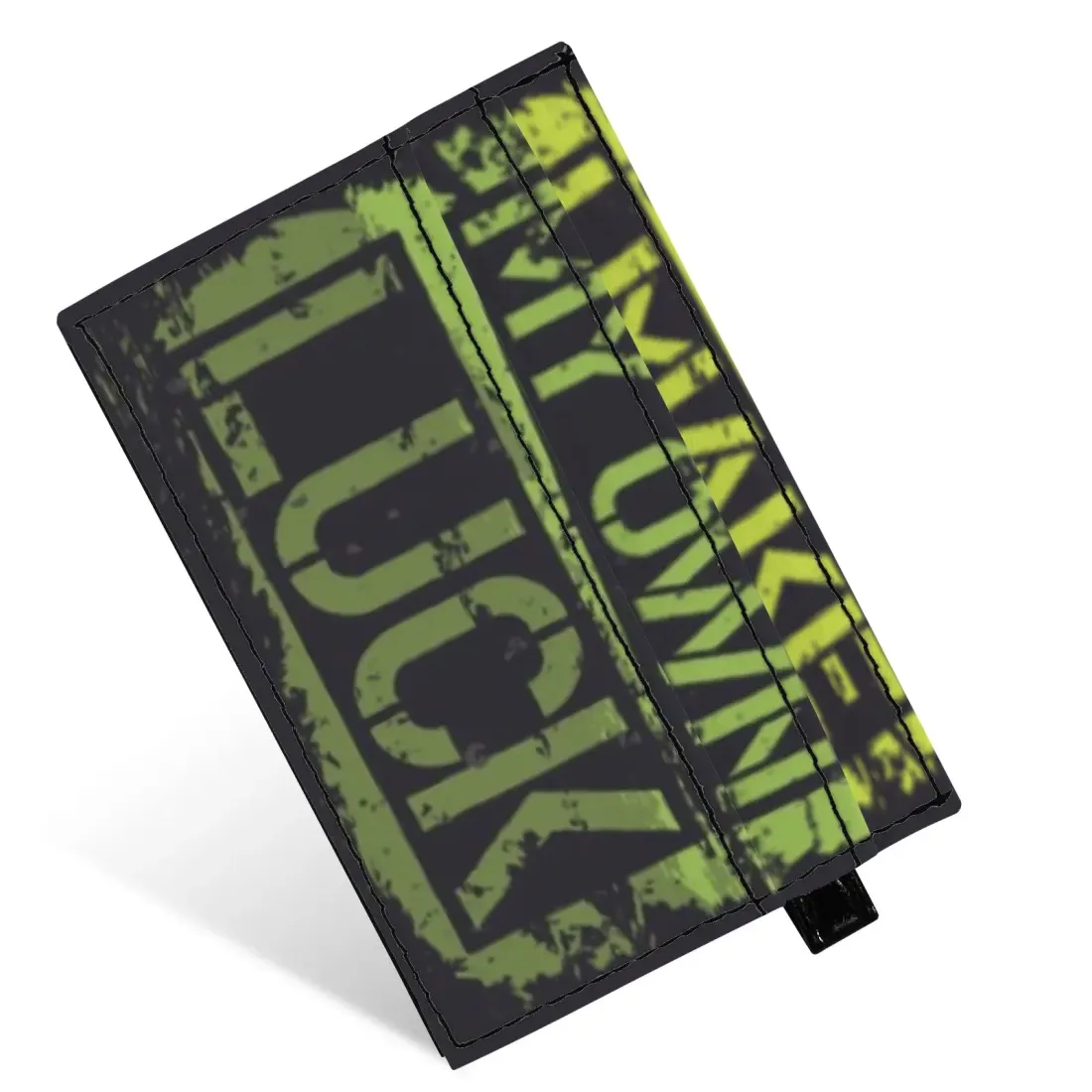 Custom Card Holder Wallet, Slim PU Leather Card Case Printed with Your Design — photo 3