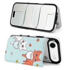 Custom iPhone 17 Air Case, Flip Wallet Cover with Card Slots and Your Own Photo thumbnail 4