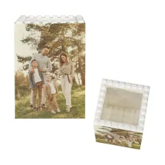 Custom Photo Pencil Holder, Building Brick Desk Gift for Dad or Teacher thumbnail 5