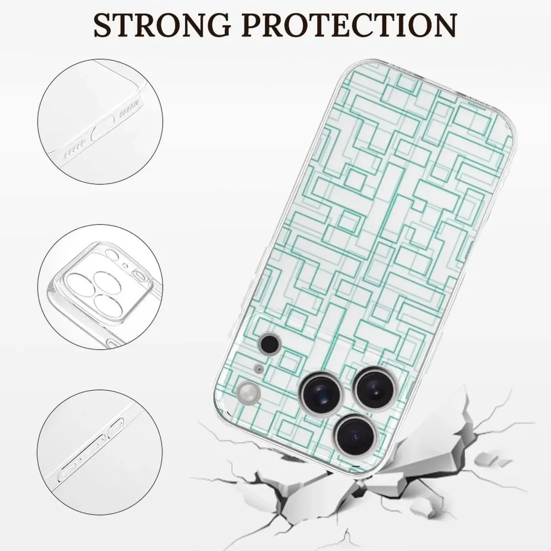 Personalized Clear Phone Case for iPhone 17 Pro, Upload Your Photo or Design — photo 3