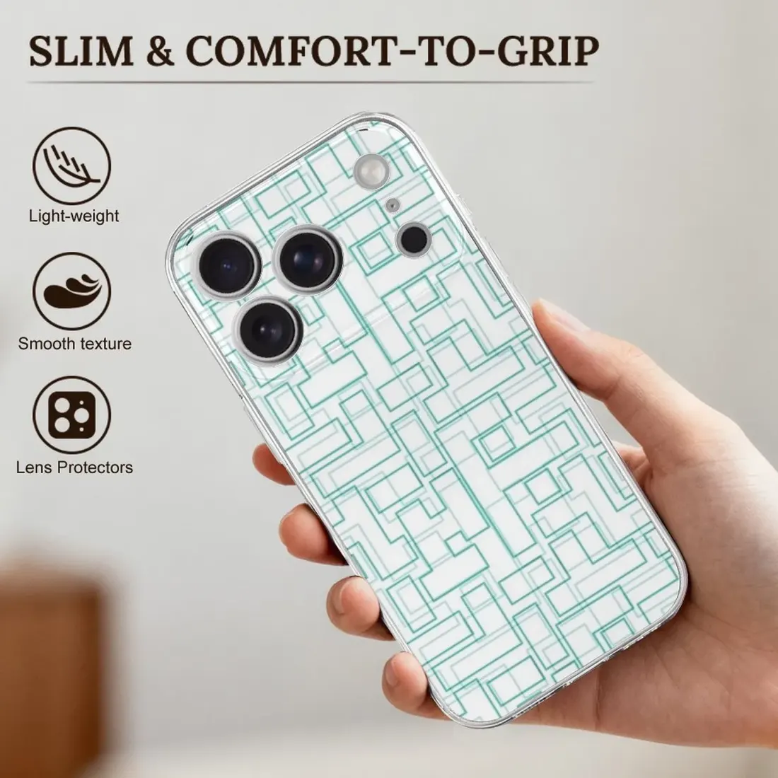 Personalized Clear Phone Case for iPhone 17 Pro, Upload Your Photo or Design — photo 4