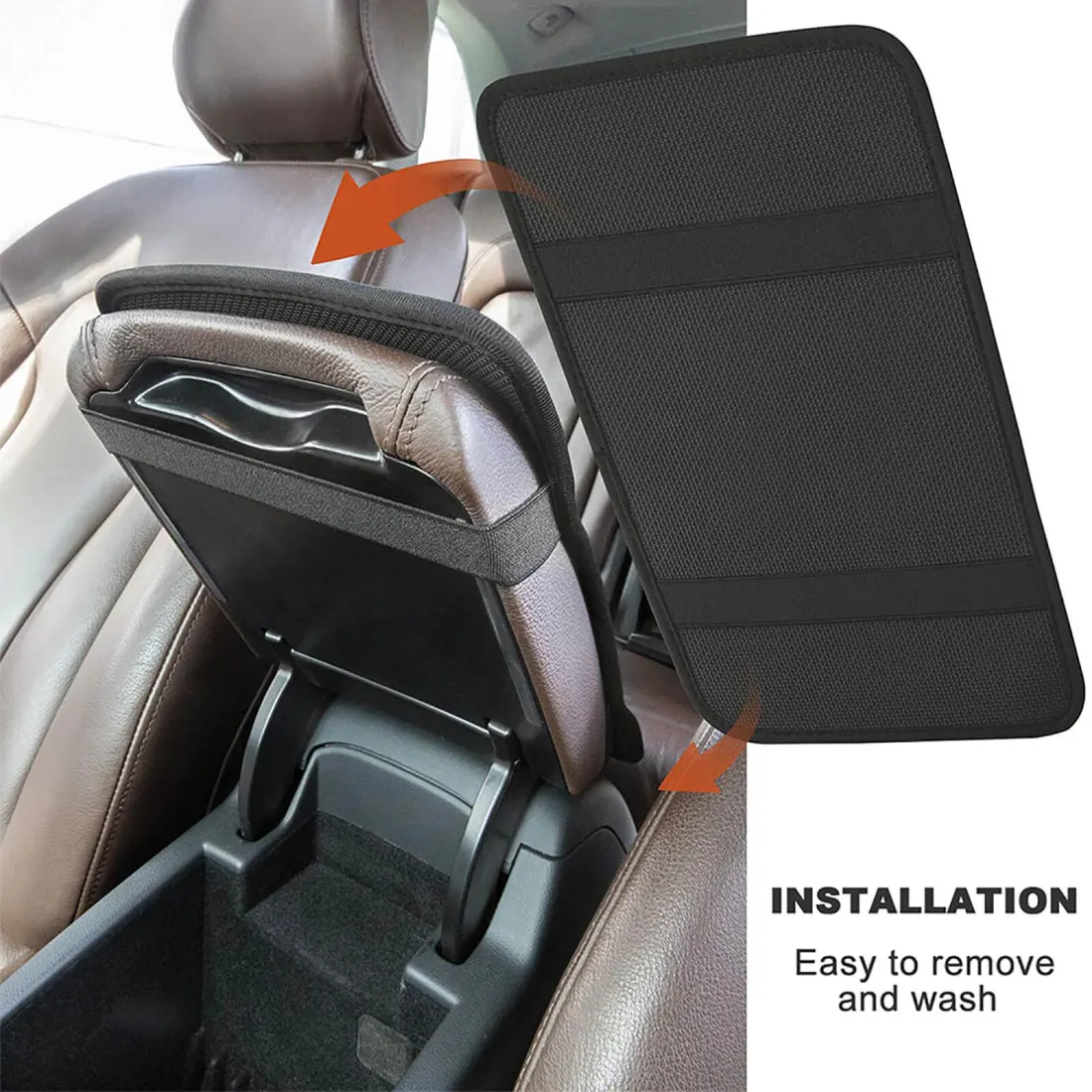 Custom Car Armrest Cover with Your Photo or Design, Neoprene Center Console Pad — photo 4