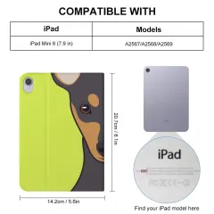 Custom iPad Mini 6 Case, Personalized Photo Folio Cover for the 8.3 Inch Model thumbnail 3