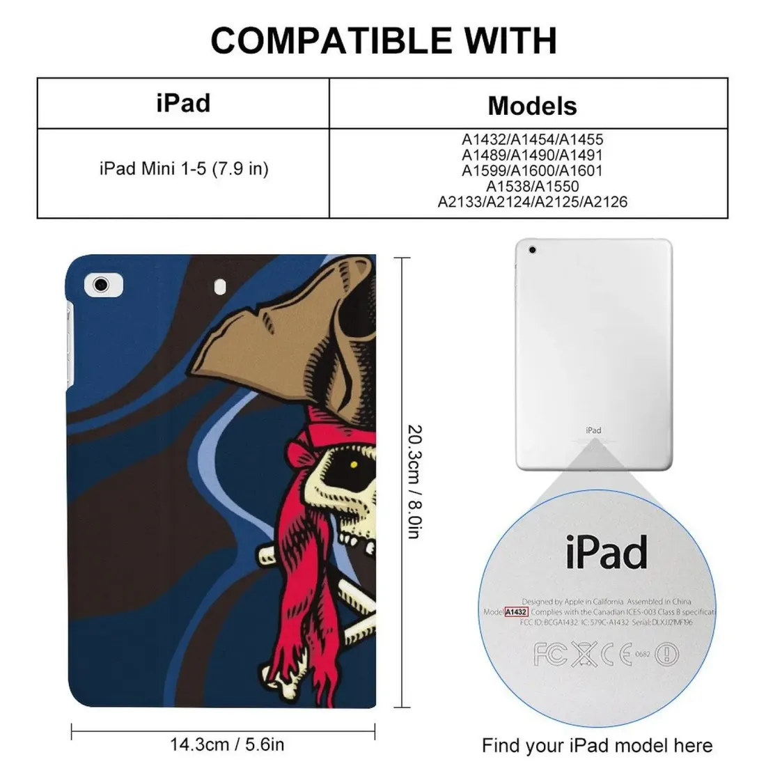 Personalized iPad Mini Case with Your Photo, Fits iPad Mini 1 to 5, 7.9 Inch — photo 4