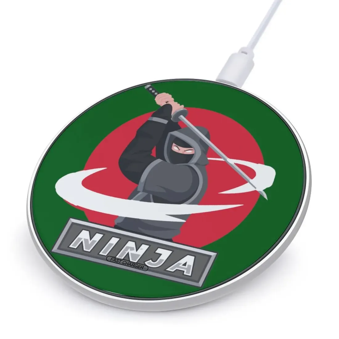 Personalized Wireless Charging Pad with Your Photo or Design, 10W Fast Charge