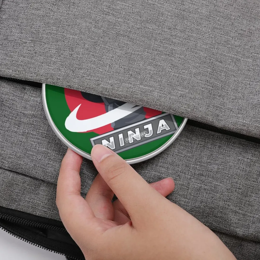 Personalized Wireless Charging Pad with Your Photo or Design, 10W Fast Charge — photo 3