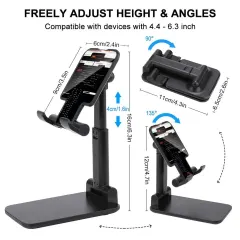 Custom Folding Phone Stand with Your Own Design, Adjustable Desk Holder thumbnail 5