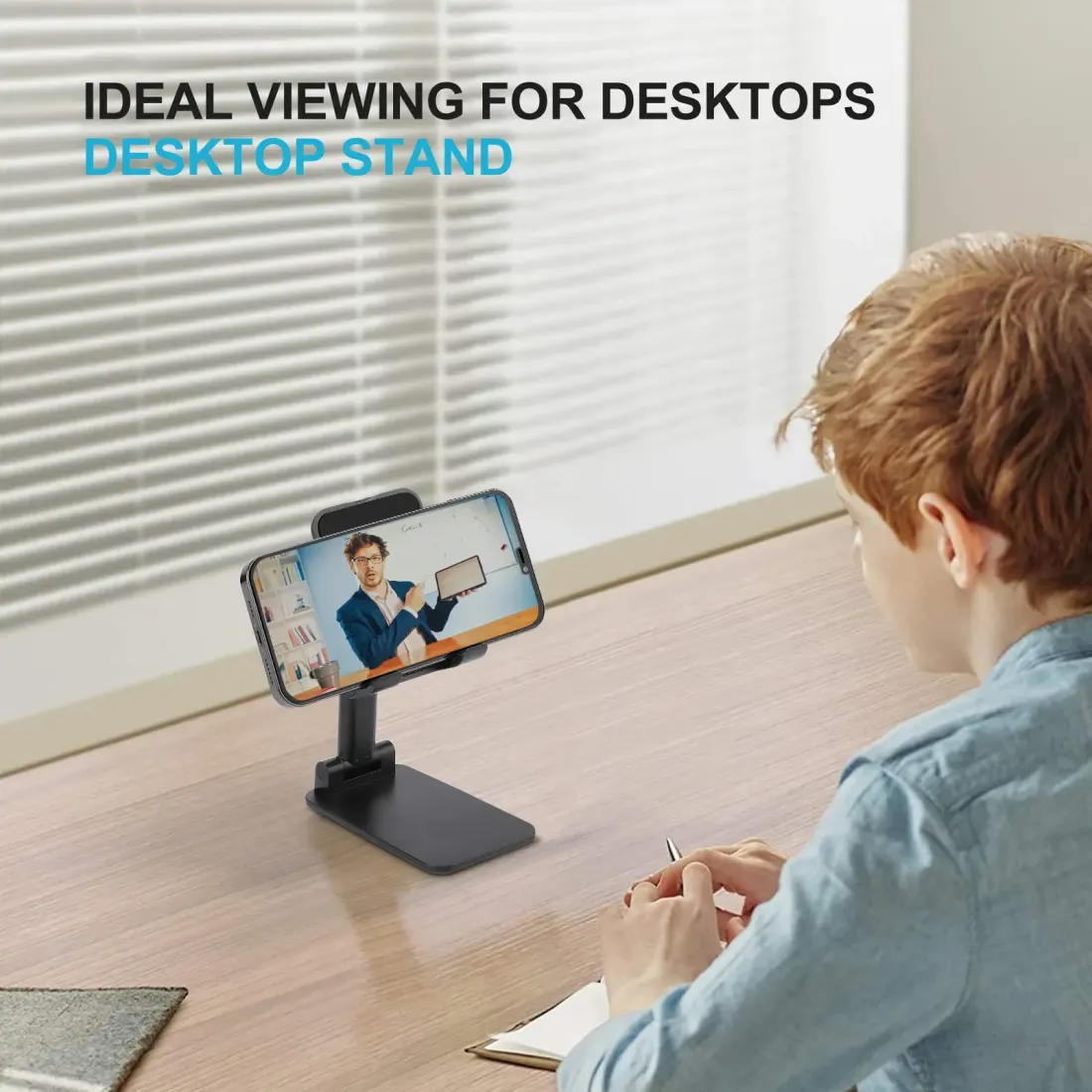 Custom Folding Phone Stand with Your Own Design, Adjustable Desk Holder — photo 6