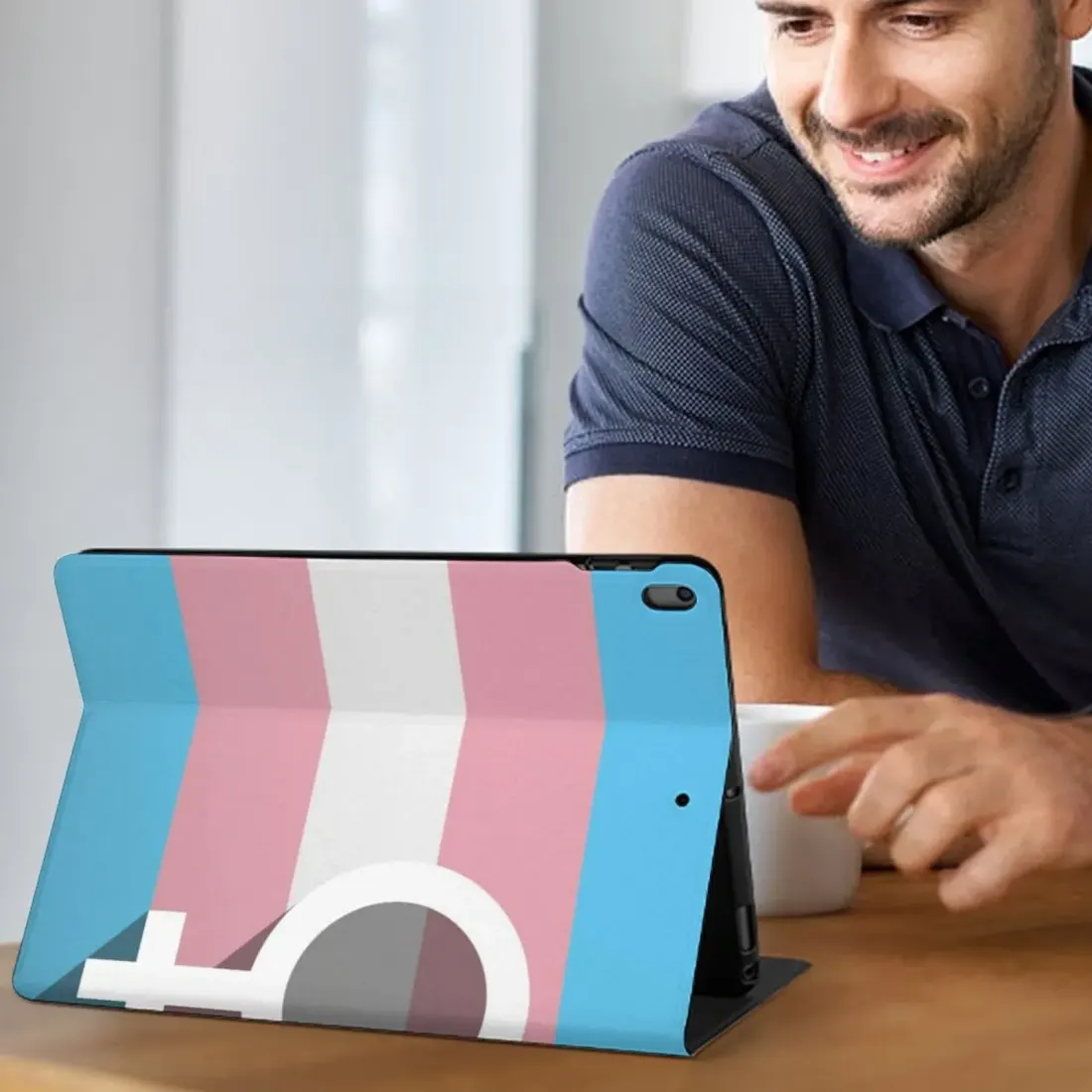 Personalized iPad 10.5 Case with Your Own Photo, Fits iPad Pro and Air 3
