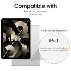 Personalized iPad Air Case with Pencil Holder, Custom Photo Folio for Air 4/5 thumbnail 5