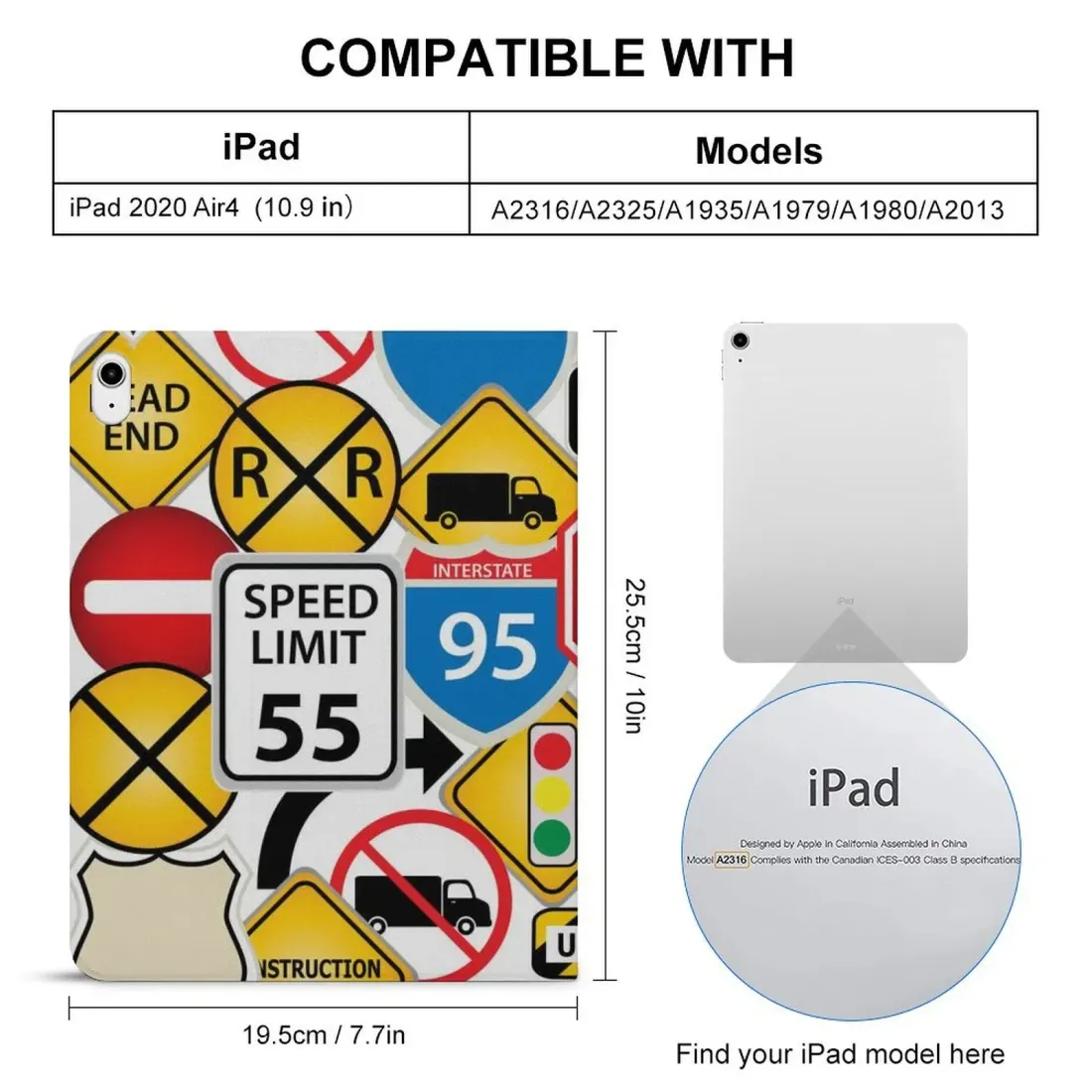 Custom Photo iPad Case with Pencil Holder for iPad 10.2, Air 4 and Pro 11 — photo 3