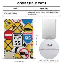 Custom Photo iPad Case with Pencil Holder for iPad 10.2, Air 4 and Pro 11 thumbnail 5