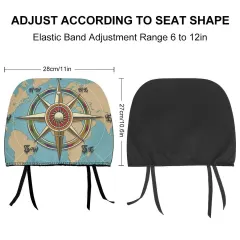Custom Car Headrest Cover with Your Photo or Design, Single or Pair thumbnail 4