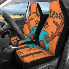 Custom Car Seat Covers Full Set, Add Your Own Design, Front and Rear thumbnail 1