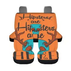 Custom Car Seat Covers Full Set, Add Your Own Design, Front and Rear thumbnail 4