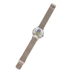 Custom Photo Watch with Stainless Steel Mesh Strap, Anniversary Gift for Him thumbnail 2