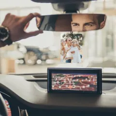 Custom Photo Air Freshener for Your Car, Lavender, Ocean or White Tea Scent thumbnail 2