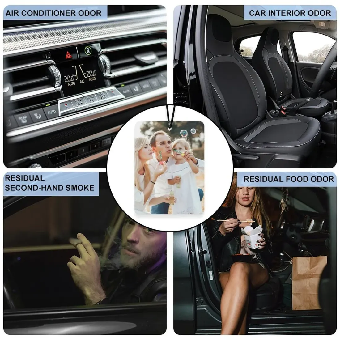 Custom Photo Air Freshener for Your Car, Lavender, Ocean or White Tea Scent — photo 5