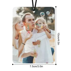 Custom Photo Air Freshener for Your Car, Lavender, Ocean or White Tea Scent thumbnail 6