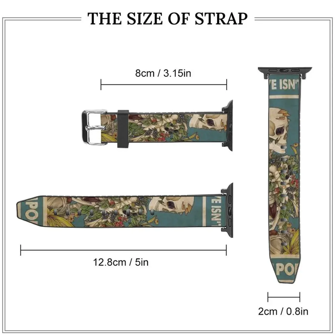 42mm Leather Apple Watch Band (Forward Design) — photo 5