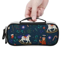 Custom Pencil Case with Your Own Design, PU Leather Pouch for School or Makeup thumbnail 3