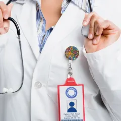 Personalized Retractable Badge Reel with Your Own Design, Nurse Gift thumbnail 3