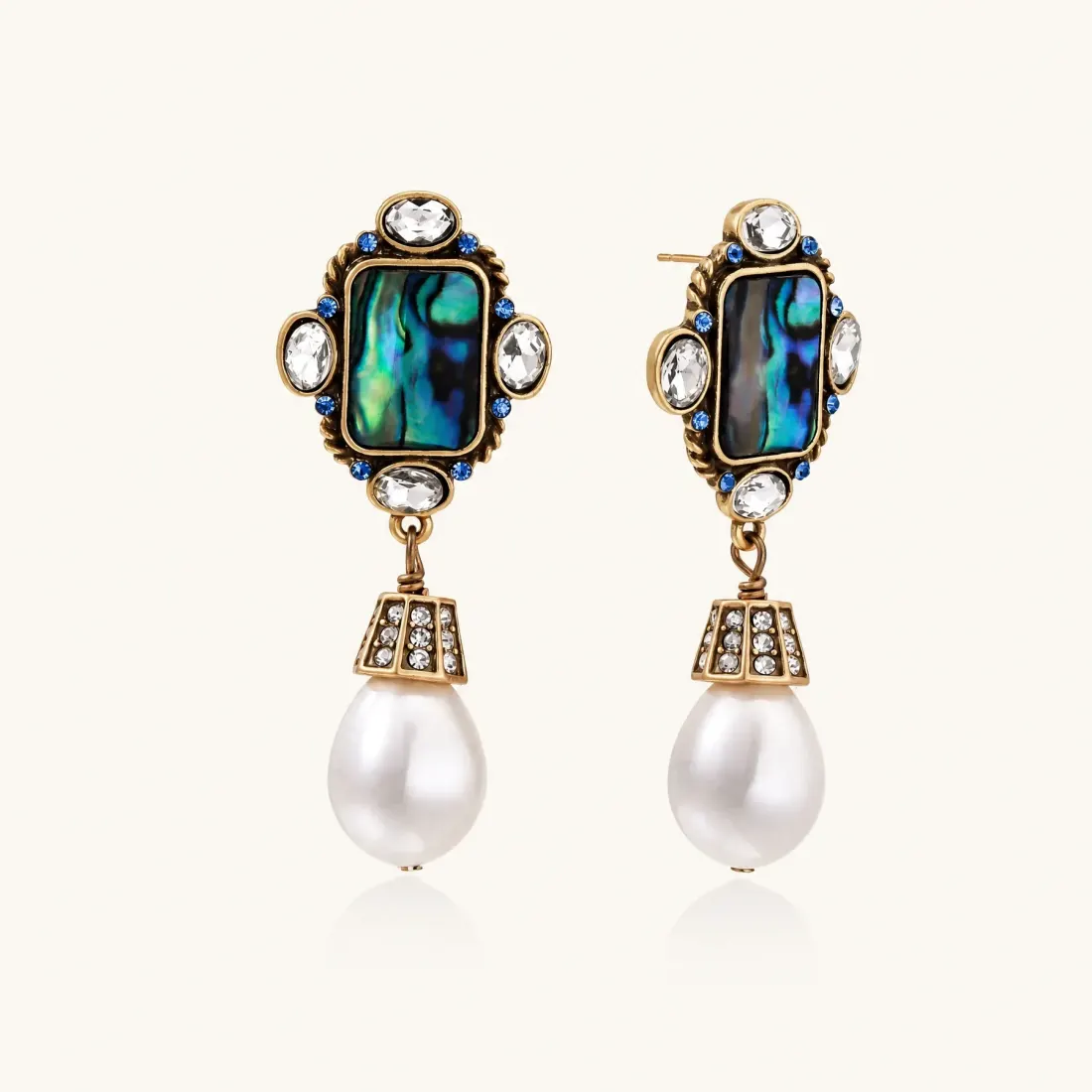 Abalone Drop Earrings: Unique Gift for Her