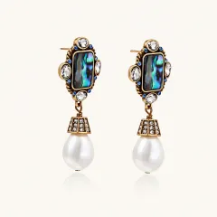 Abalone Drop Earrings: Unique Gift for Her thumbnail 2