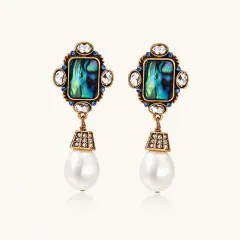 Abalone Drop Earrings: Unique Gift for Her thumbnail 3