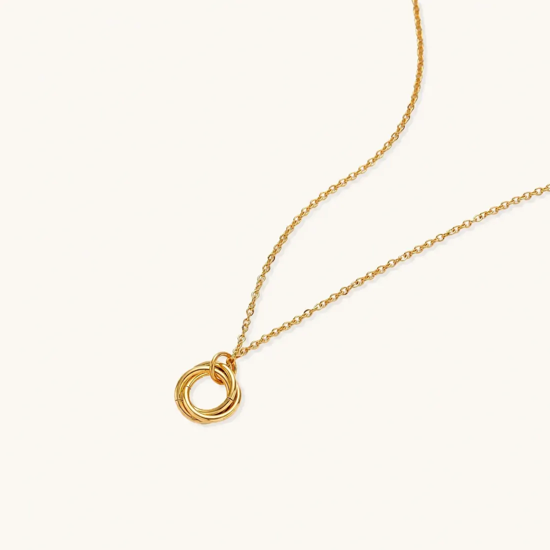 Twisted Harmony Necklace, 18K Gold Gift for Her — photo 2