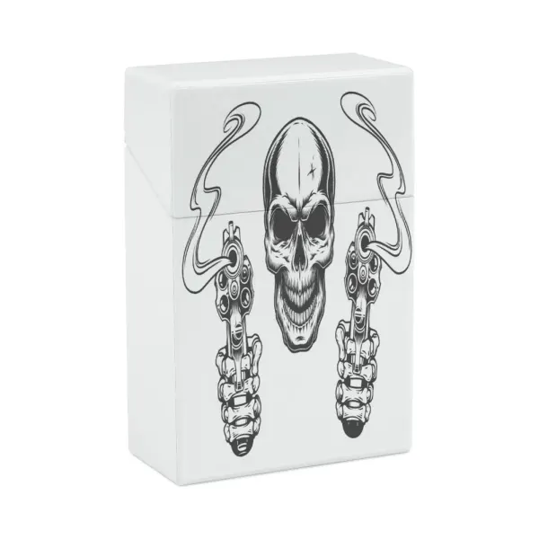 Personalized Cigarette Case with Your Own Design, Flip Top Plastic Holder