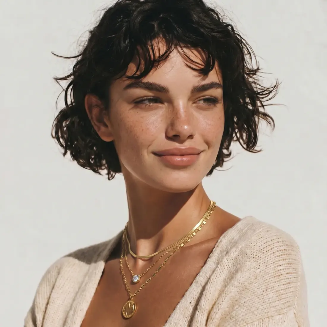 Golden Hour Layers Necklace: Dual Chain Gold Gift — photo 2
