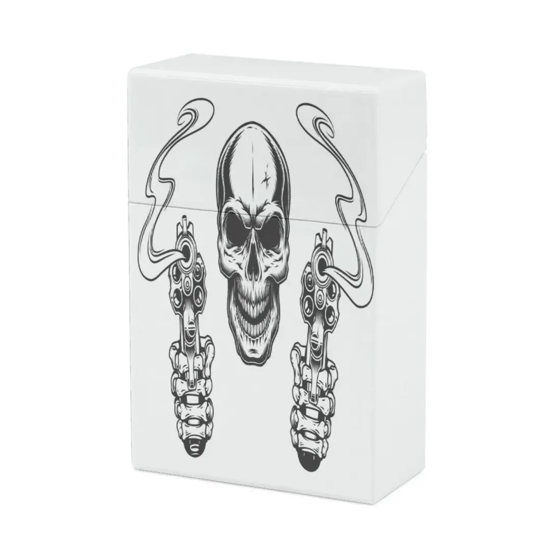 Personalized Cigarette Case with Your Own Design, Flip Top Plastic Holder — photo 2