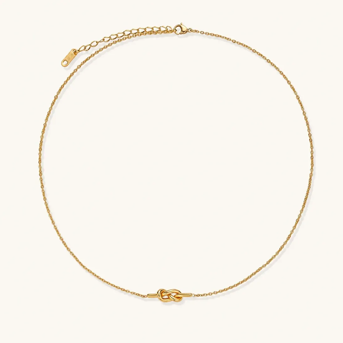 Unity Knot Necklace Gift for Her, 18K Gold — photo 3