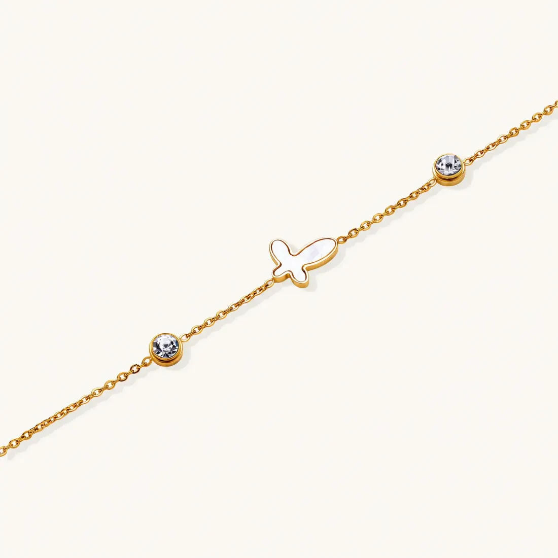 Sacred Cross Bracelet: 18K Gold Gift for Her — photo 2