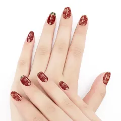 Custom Christmas Nail Stickers, Pack of 5 Sheets Printed with Your Own Design thumbnail 3
