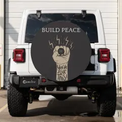 Spare Tire Cover with Backup Camera Hole thumbnail 1