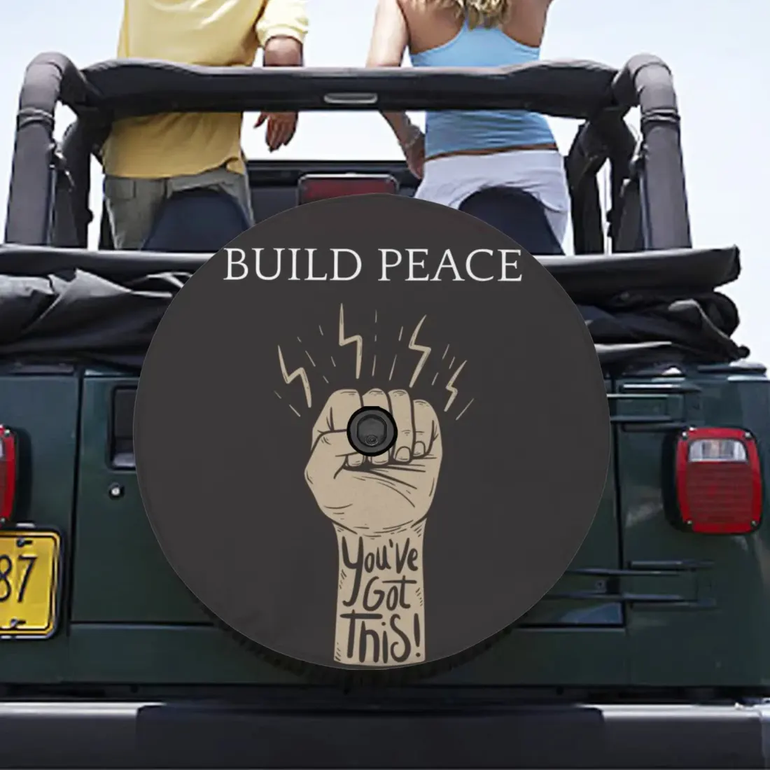 Spare Tire Cover with Backup Camera Hole — photo 2