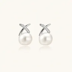 Luminous Pearl Drop Earrings Gift for Her thumbnail 2