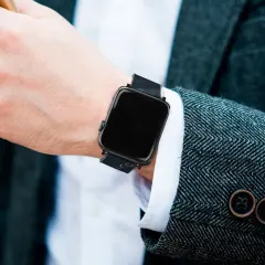 Personalized Apple Watch Band 38mm 40mm, Custom Photo PU Leather Strap thumbnail 1