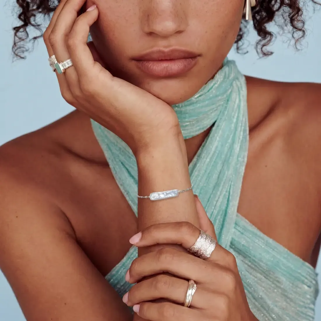Baroque Pearl Chain Bracelet: Unique Gift for Her — photo 3