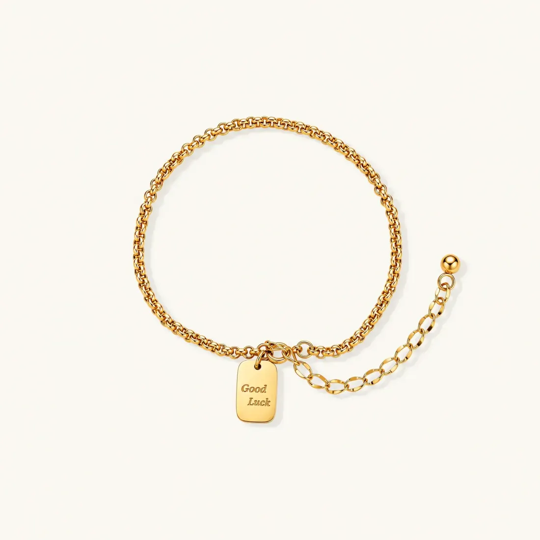 Good Luck Bracelet Gift for Her in 18K Gold