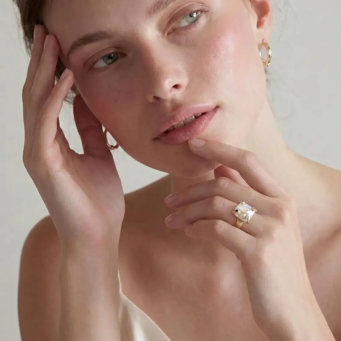 Baroque Pearl Statement Ring Gift for Her — photo 4