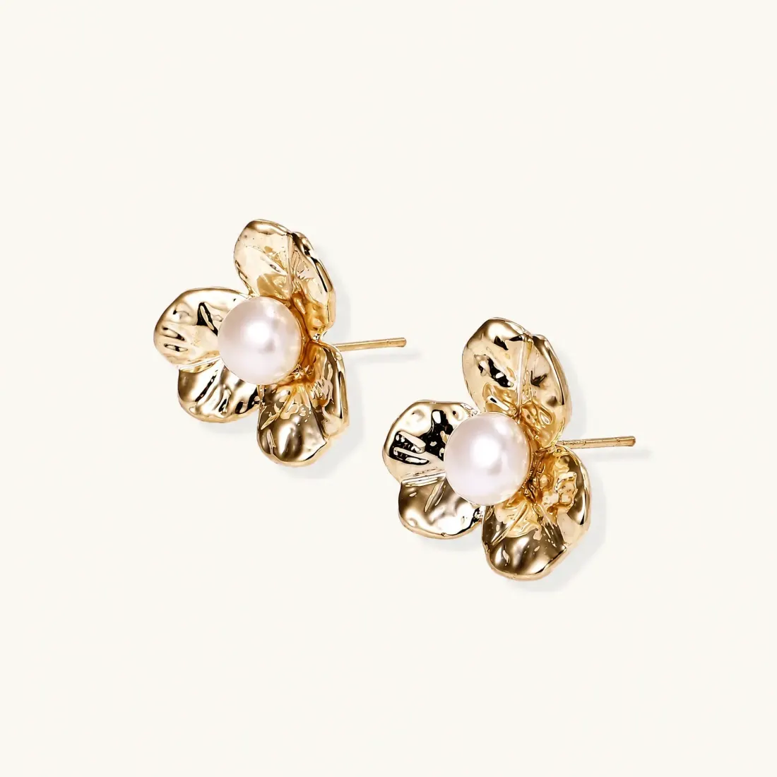 Bloom Pearl Studs: Unique Gift for Her — photo 2